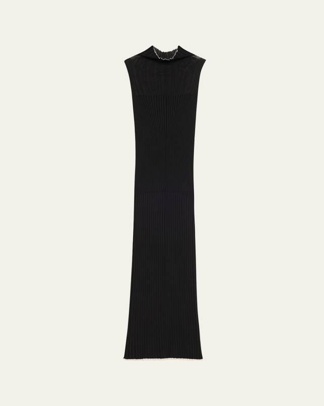 Maia Ribbed Turtleneck Dress
